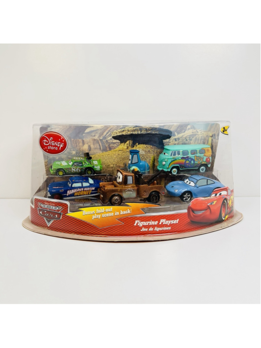 DISNEY STORE EXCLUSIVE | DISNEY PIXAR CARS PISTON PEAK FIGURINE SET G BX 1 # 7